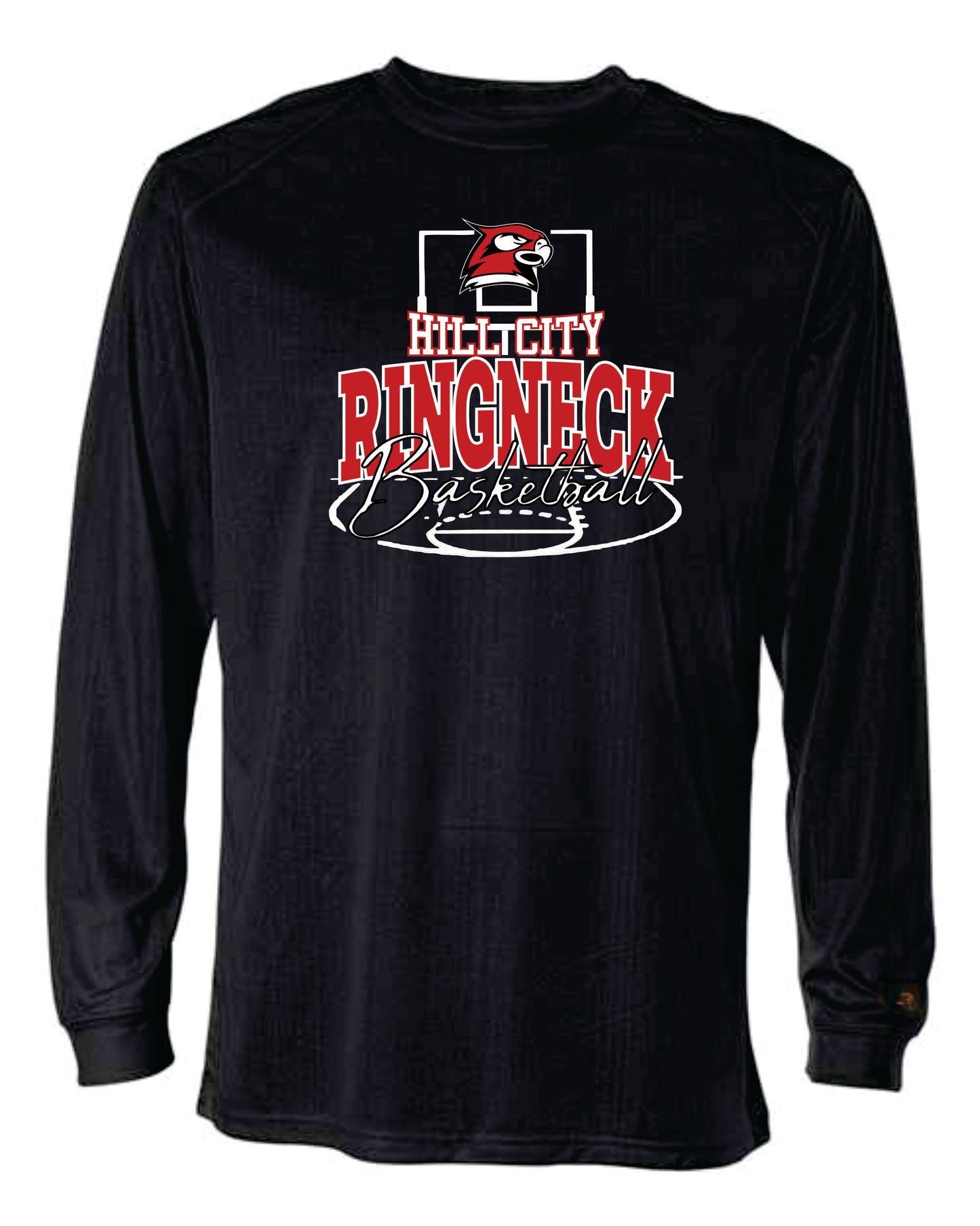 Badger Long Sleeve Dry-Fit T-Shirt - 2025 HCHS Lady Ringneck Basketball