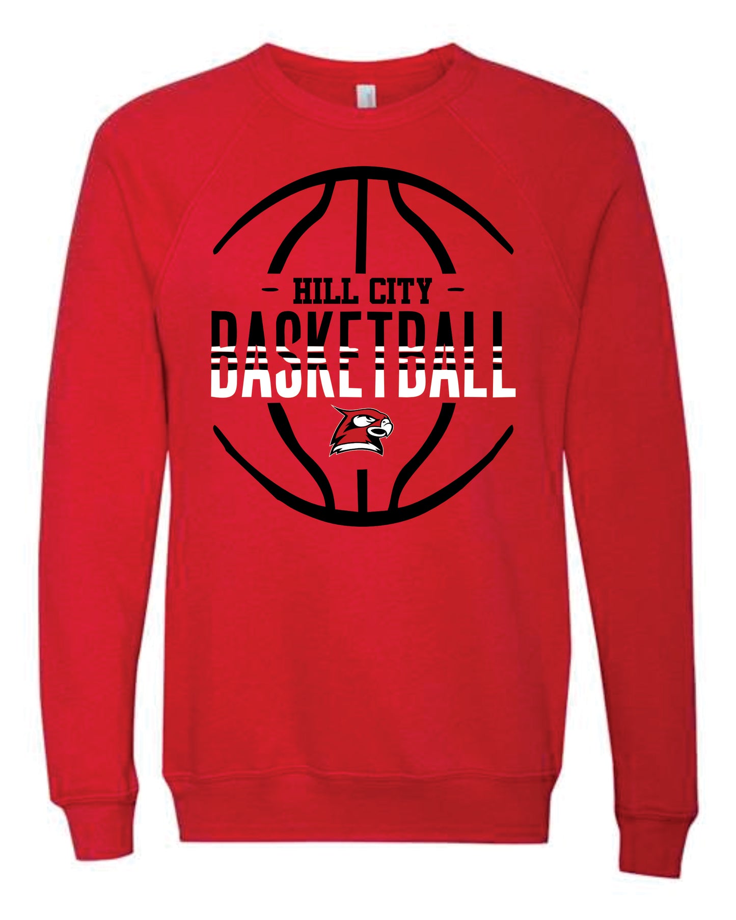 Bella Crewneck Sweatshirt - 2025 HCHS Ringneck Men's Basketball