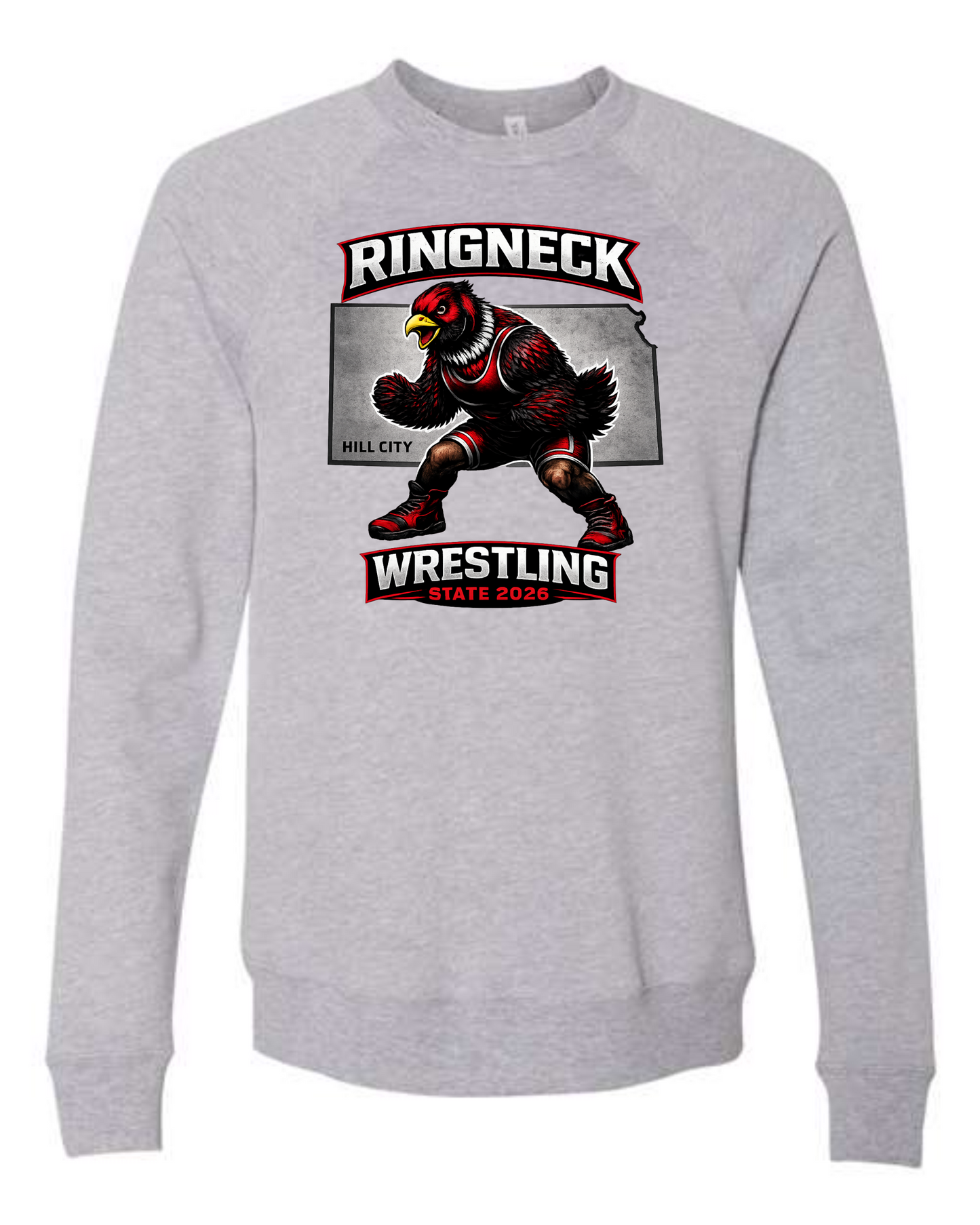 Bella Crewneck Sweatshirt - 2026 HC Wrestling Club State