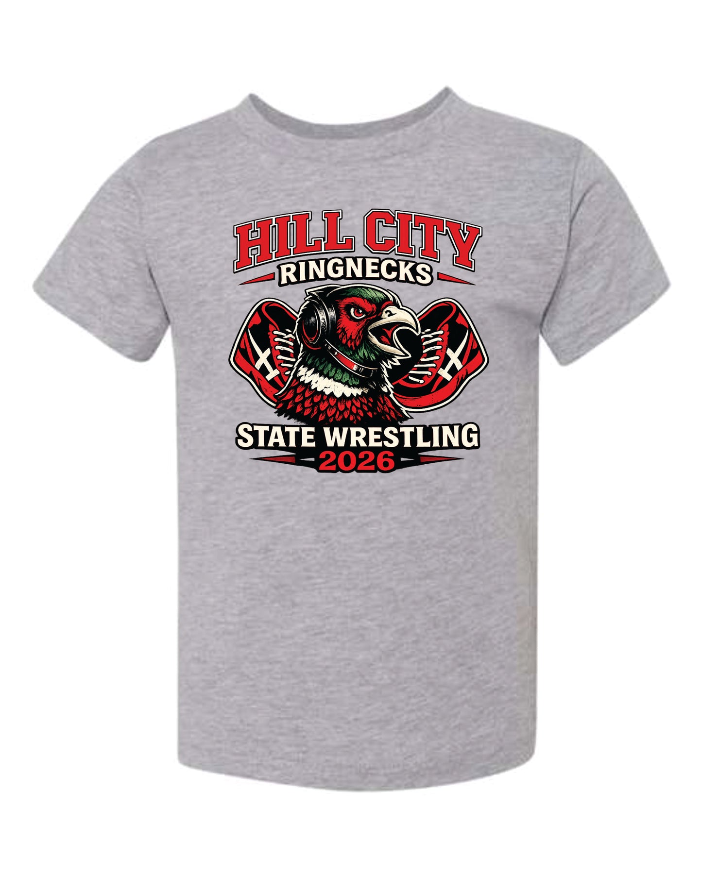 Bella Toddler Short Sleeve T-Shirt - 2026 HCHS State Wrestling