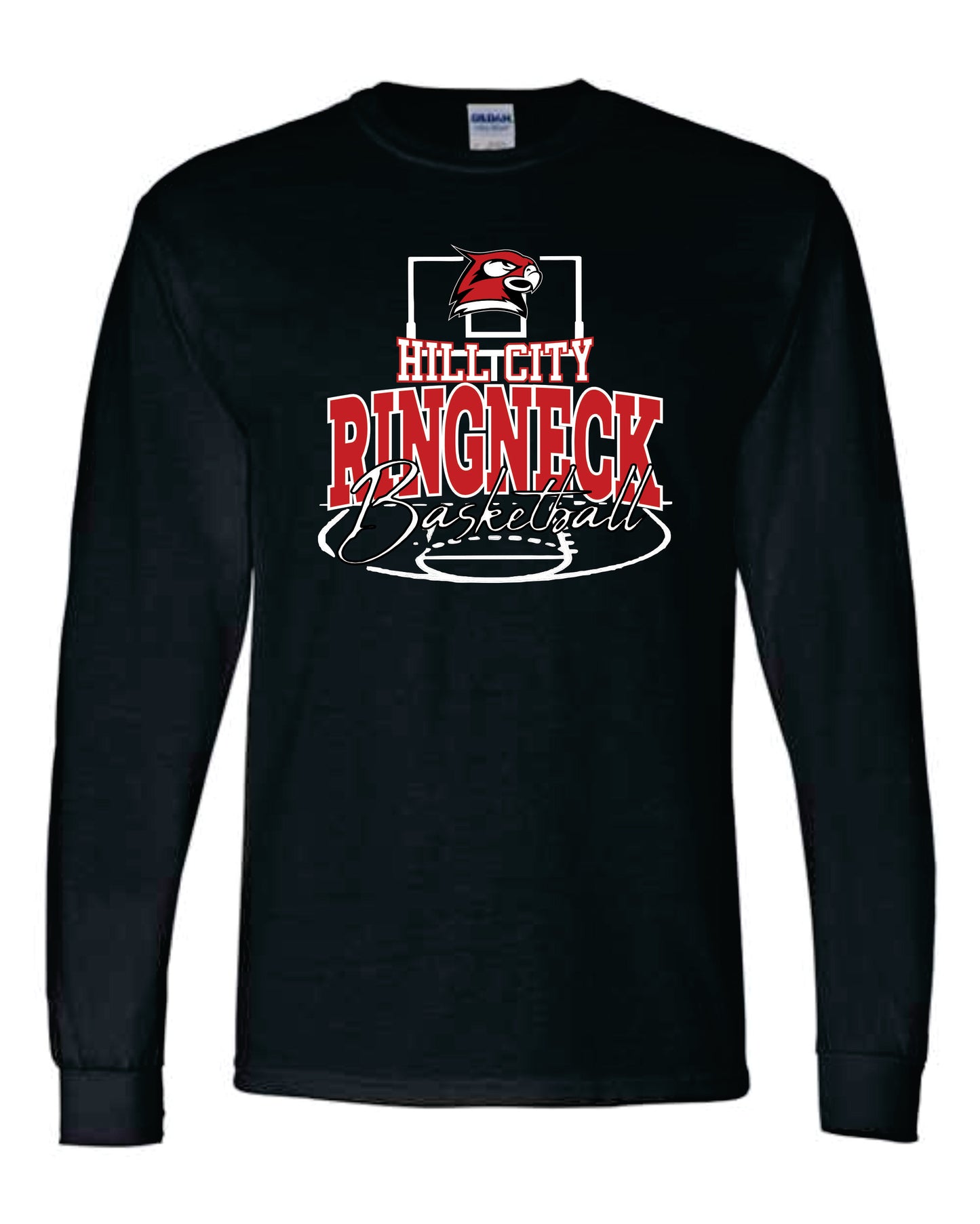 Gildan Long Sleeve T-Shirt - 2025 HCHS Lady Ringneck Basketball