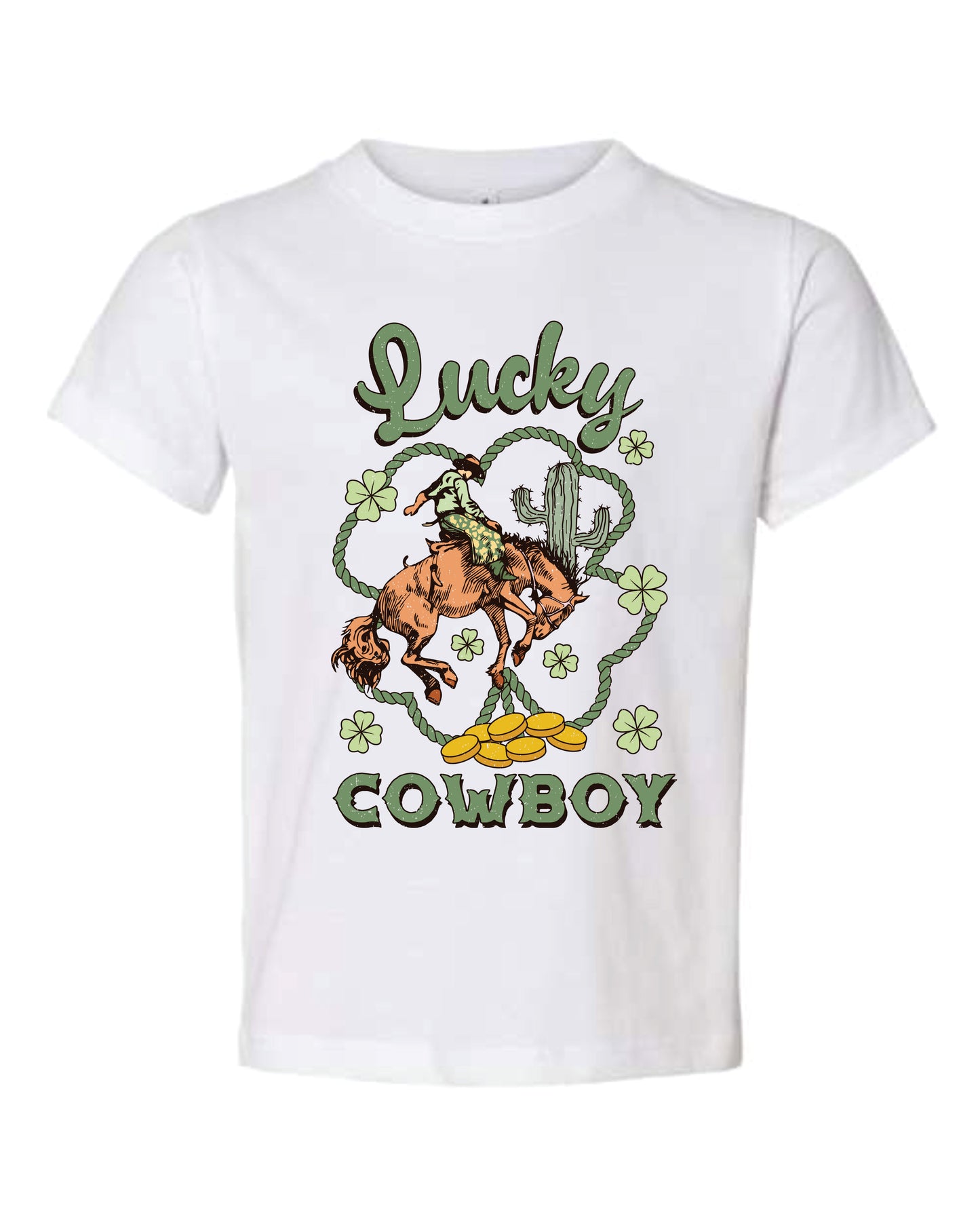 Bella Short Sleeve T-Shirt -Lucky Cowboy