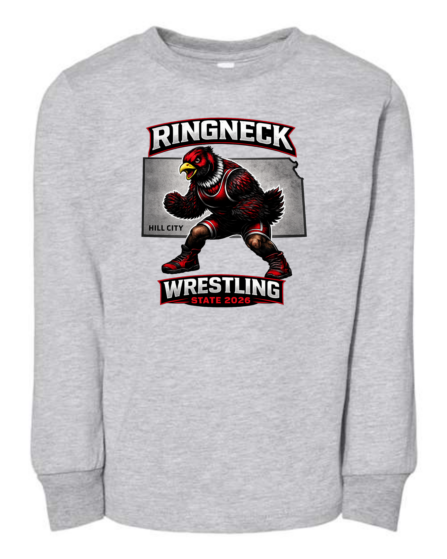 Bella Toddler Long Sleeve T-Shirt - 2026 HC Wrestling Club State