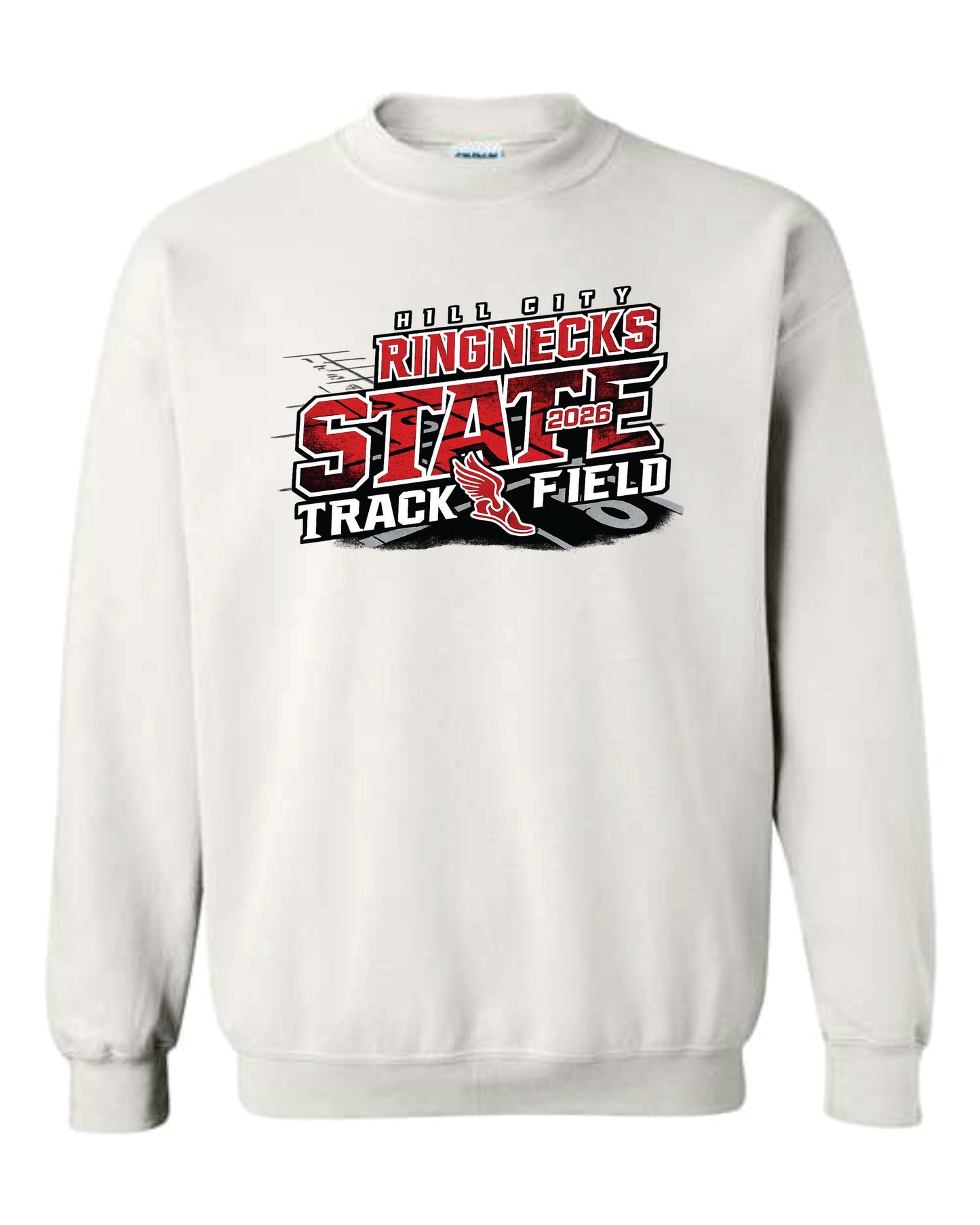 Gildan Crewneck Sweatshirt - 2026 HCHS State Track