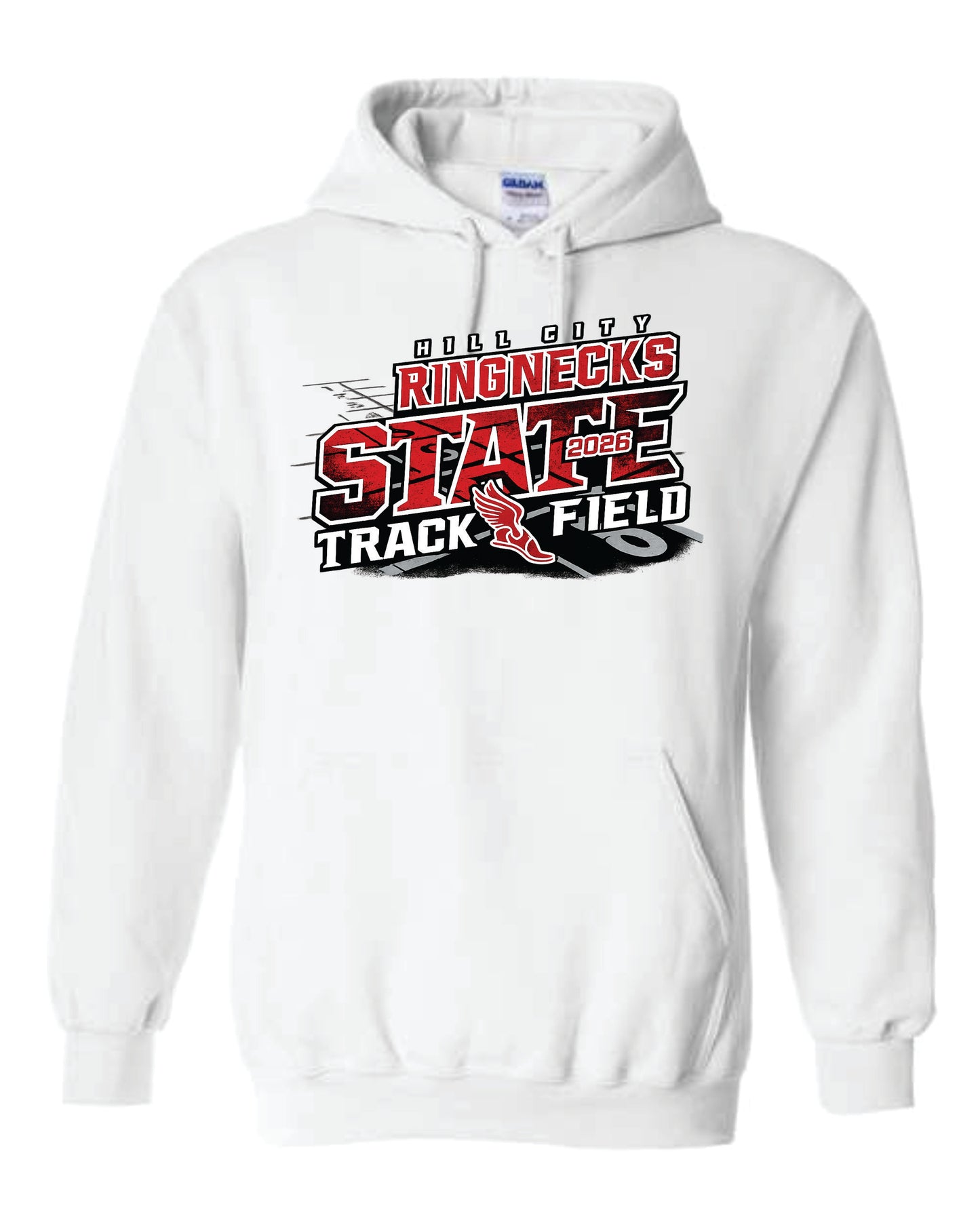 Gildan Hoodie - 2026 HCHS State Track