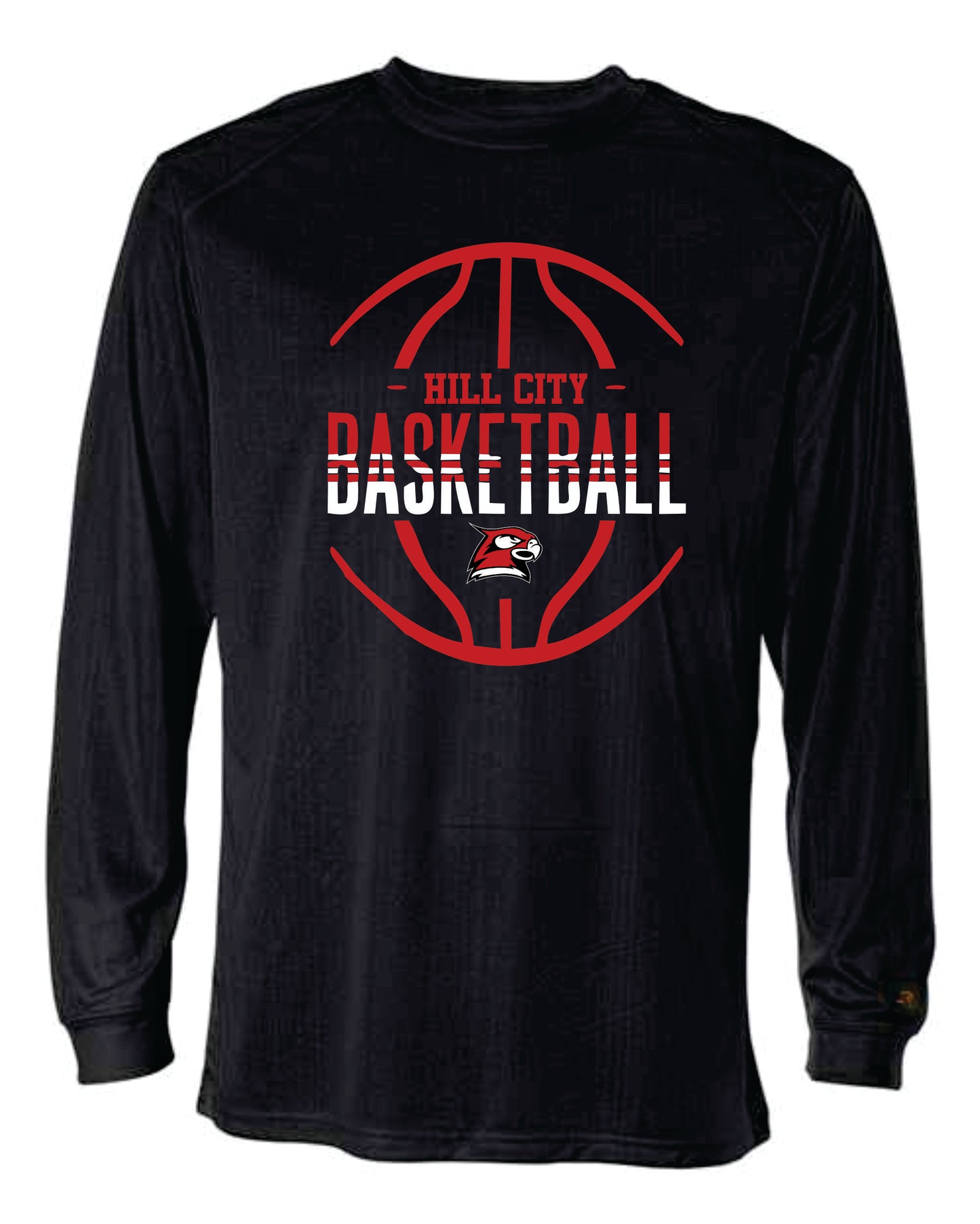 Badger Long Sleeve Dry-Fit T-Shirt - 2025 HCHS Ringneck Men's Basketball