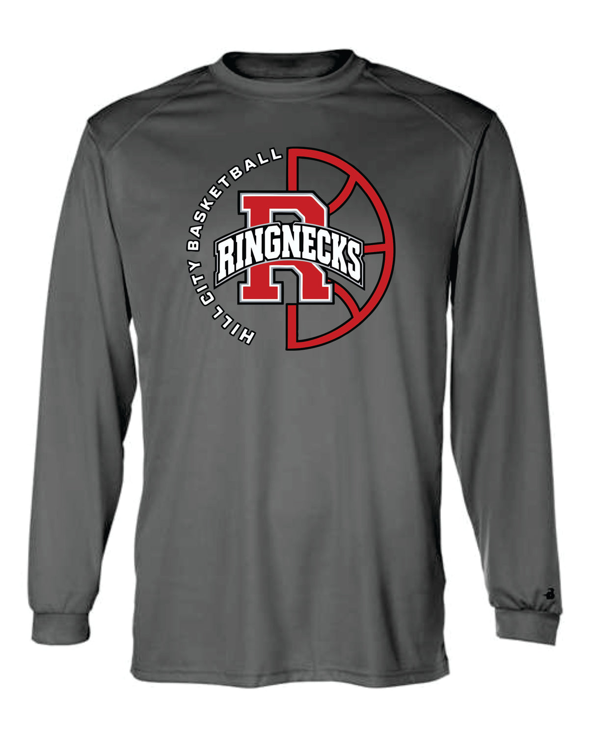 Badger Long Sleeve T-Shirt- 2026 - 2027 HCHS & HCJH Boy's Basketball