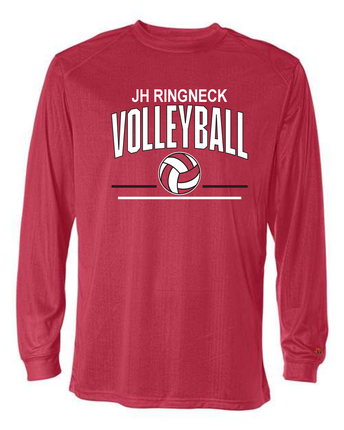Badger Long Sleeve T-Shirt- 2026 HCJH Volleyball