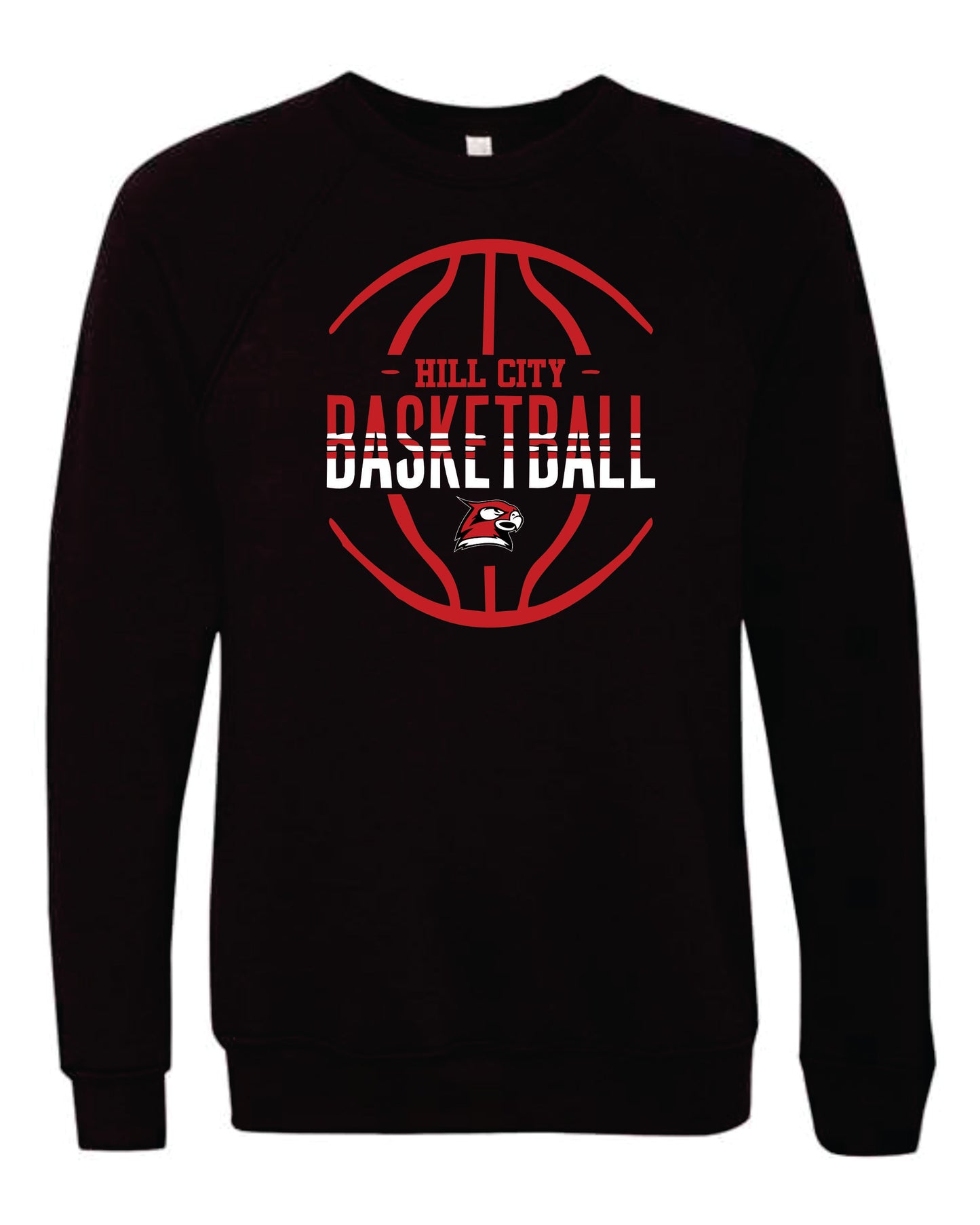 Bella Crewneck Sweatshirt - 2025 HCHS  Ringneck Men's Basketball