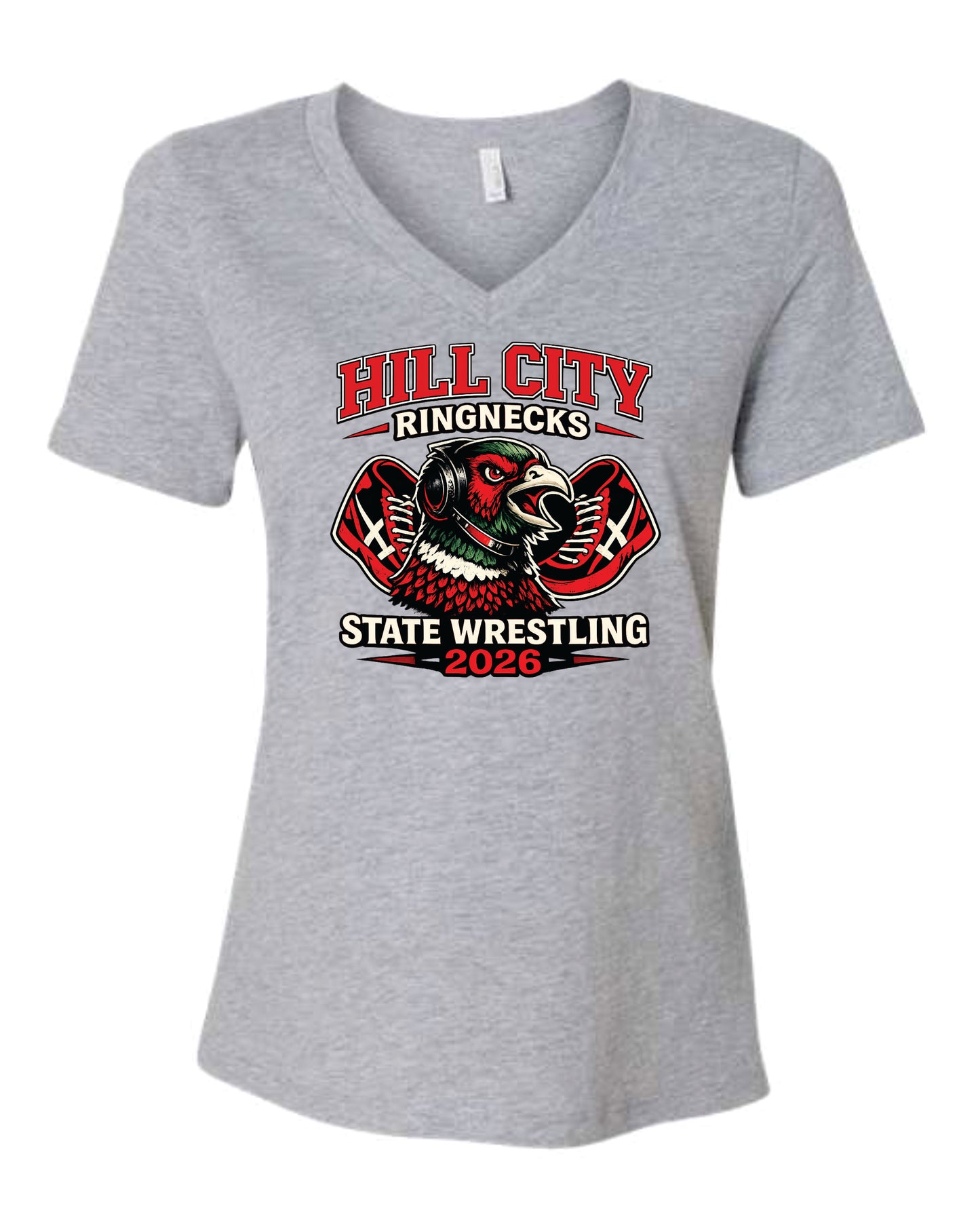 Bella Ladies T-Shirt - 2026 HCHS State Wrestling