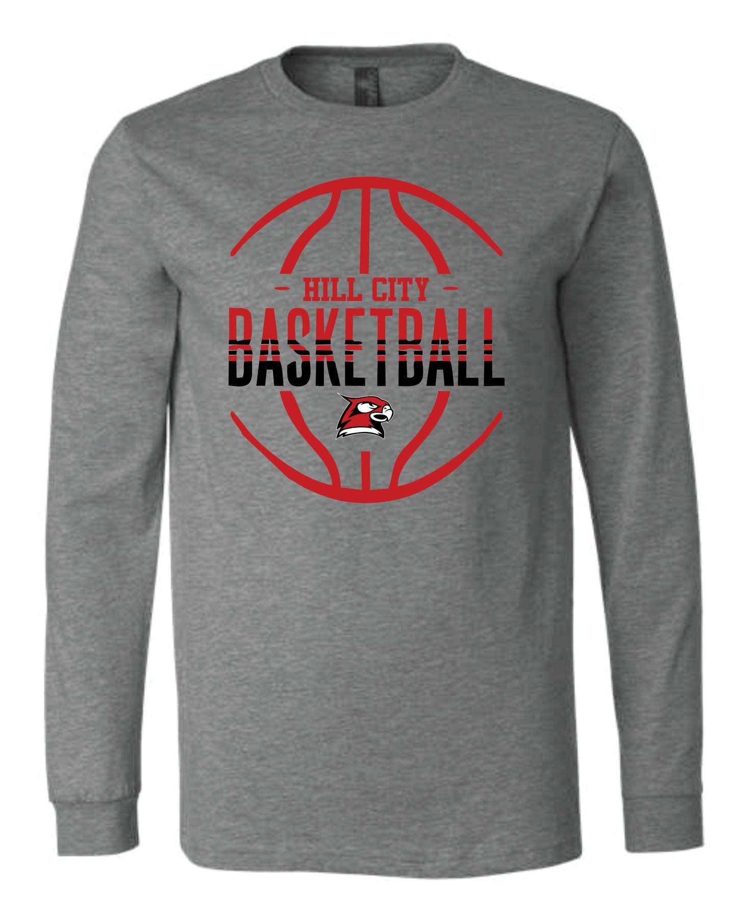 Rabbit Skins Toddler Long Sleeve T-Shirt - 2025 HCHS Ringneck Men's Basketball