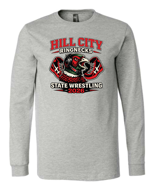 Bella Long Sleeve T-Shirt - 2026 HCHS State Wrestling