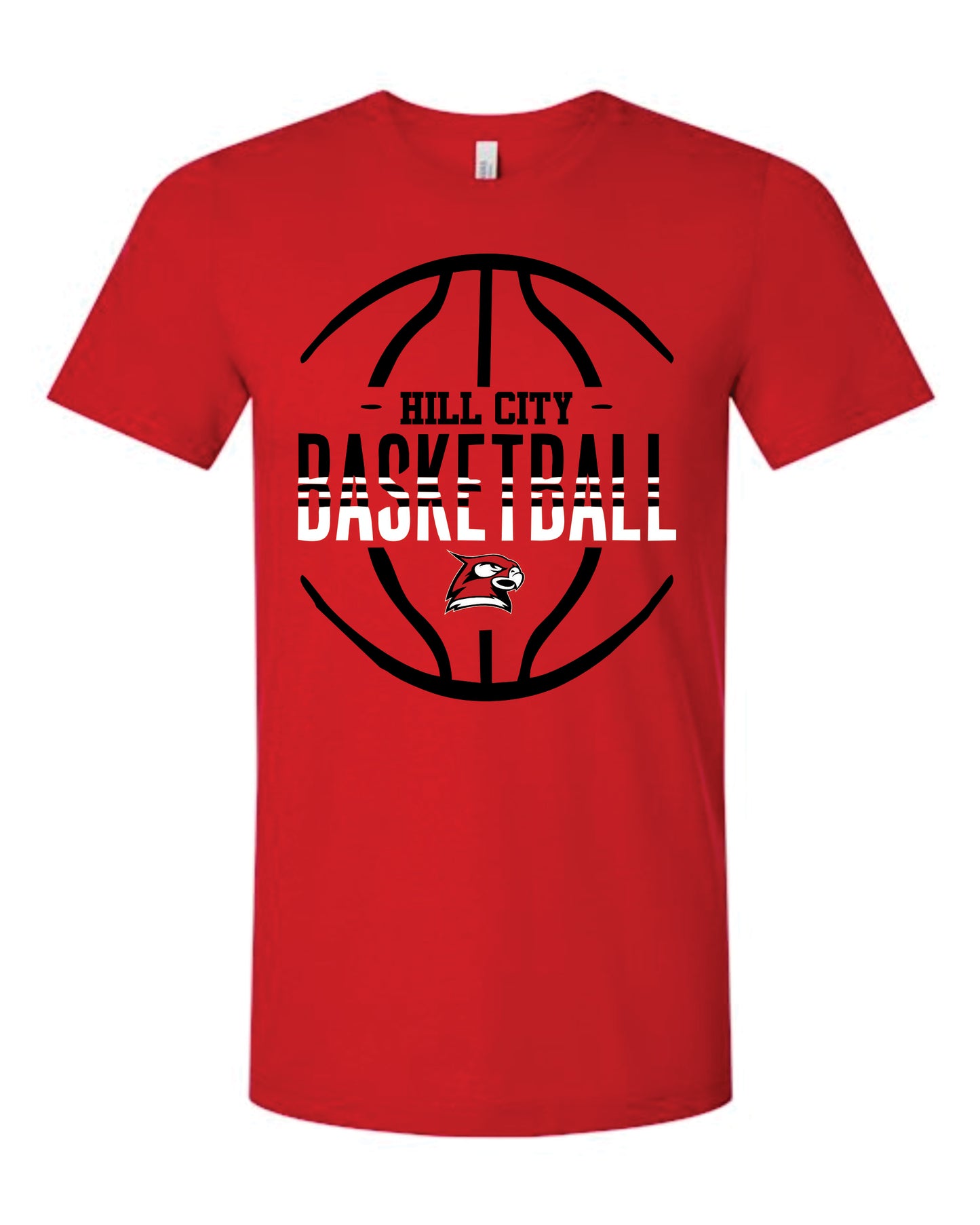 Bella Short Sleeve T-Shirt - 2025 HCHS Ringneck Men's Basketball