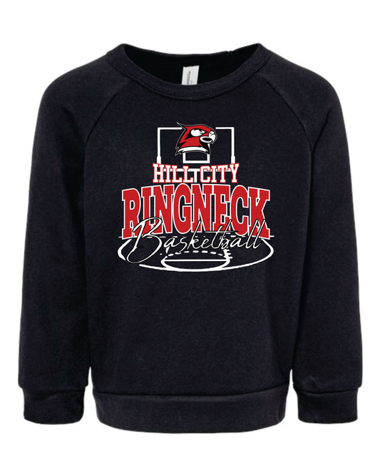 Bella Toddler Crewneck Sweatshirt - 2025 HCHS Lady Ringneck Basketball