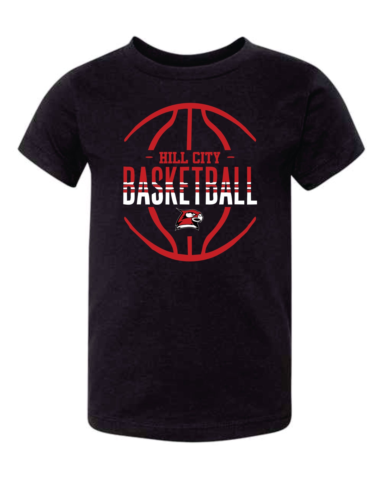 Bella Toddler Short Sleeve T-Shirt - 2025 HCHS Ringneck Men's Basketball