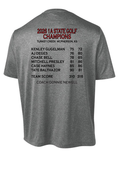 Sport-Tek Dry Fit T-Shirt - 2026 HCHS State Golf Champions