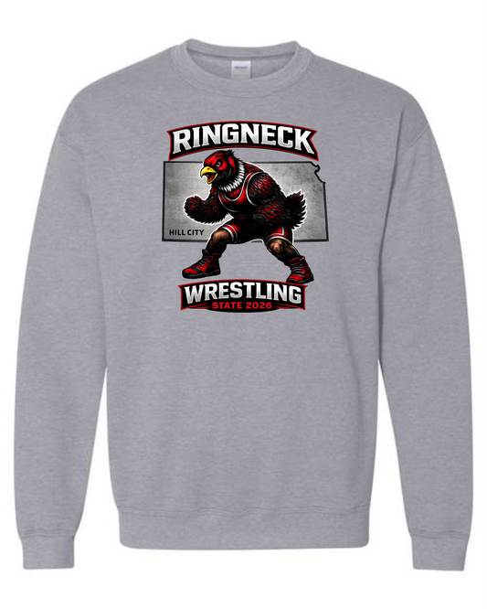 Gildan Crewneck Sweatshirt - 2026 HC Wrestling Club State
