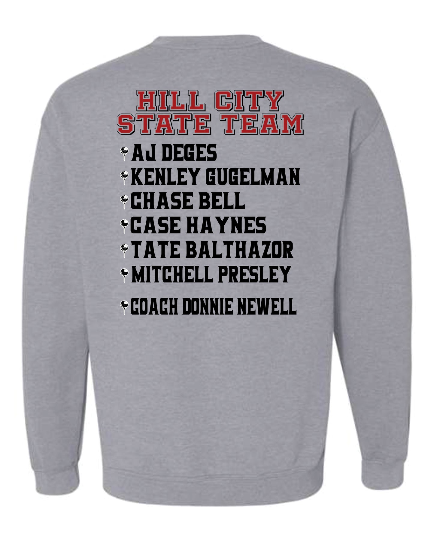 Gildan Crewneck Sweatshirt - 2026 HCHS State Golf
