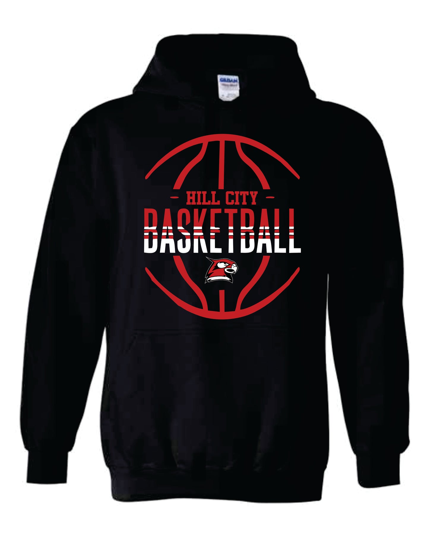 Gildan Hoodie - 2025 HCHS  Ringneck Men's Basketball