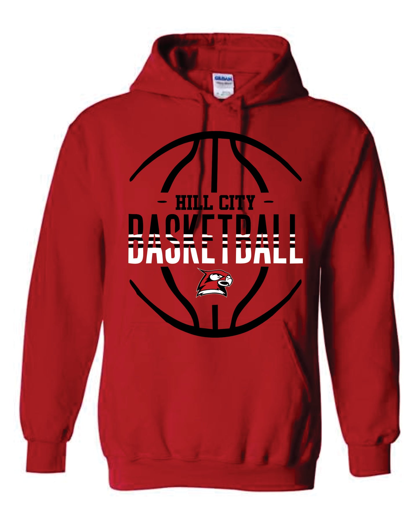 Gildan Hoodie - 2025 HCHS  Ringneck Men's Basketball
