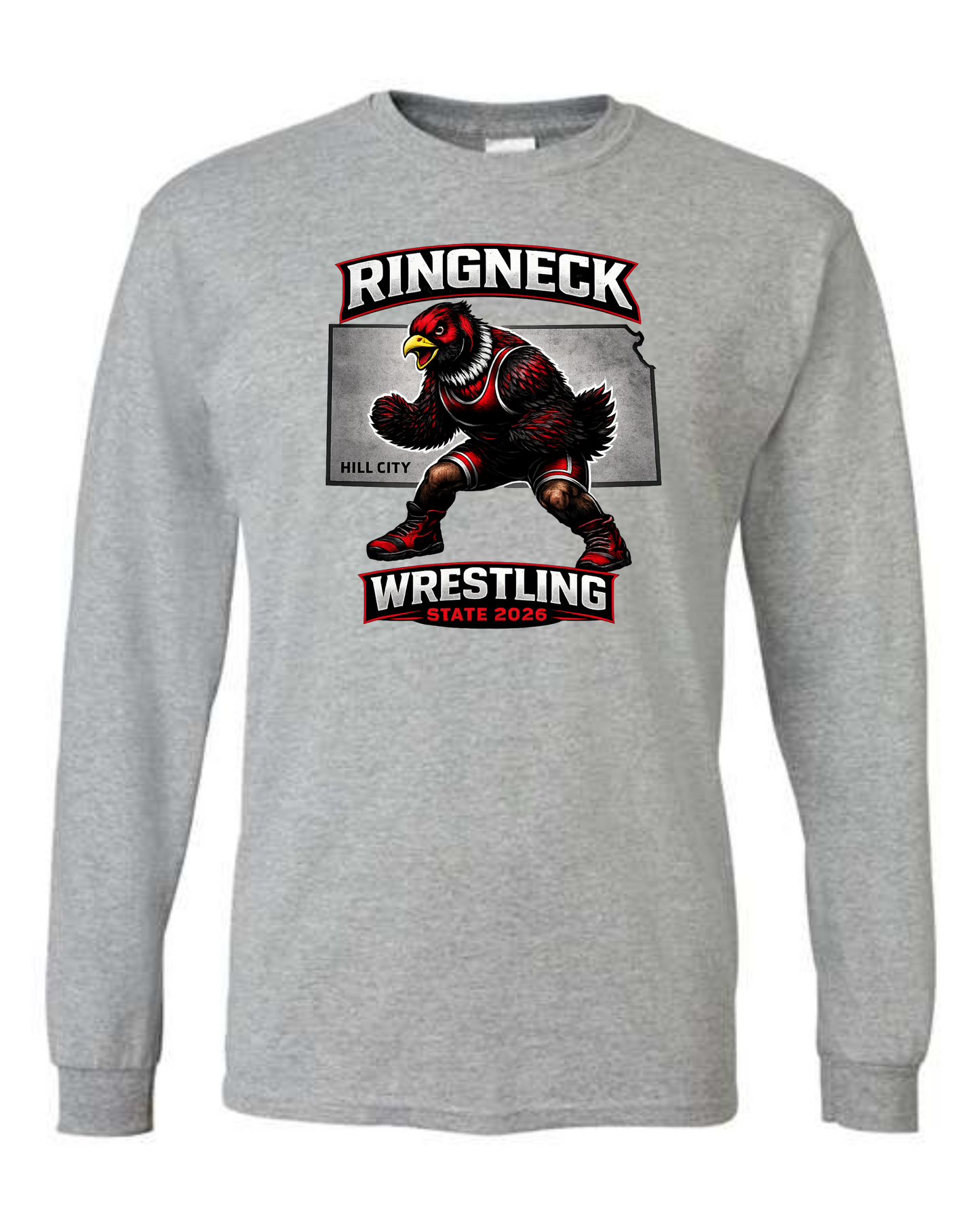 Gildan Long Sleeve T-Shirt - 2026 HC Wrestling Club State