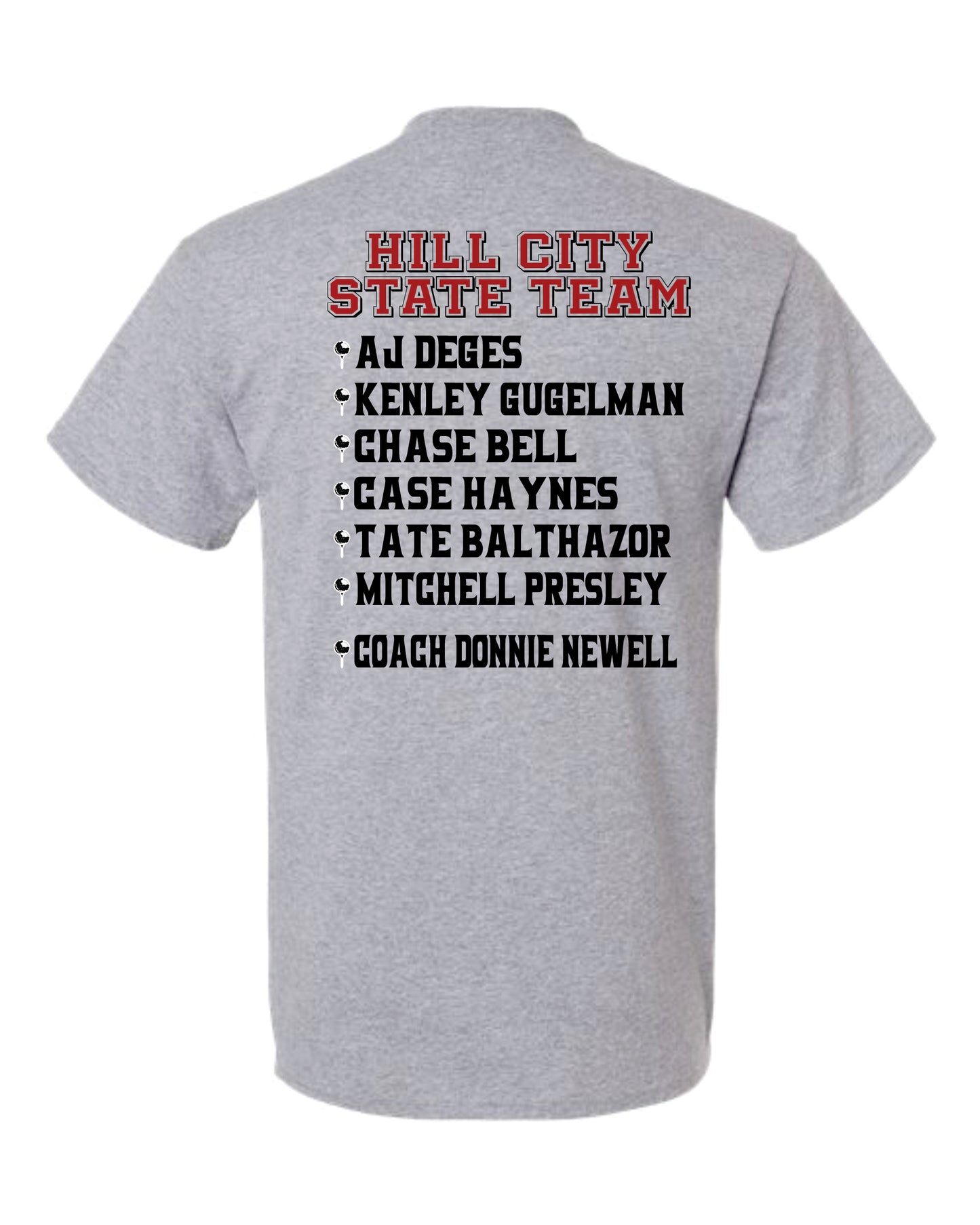 Gildan Short Sleeve T-Shirt - 2026 HCHS State Golf