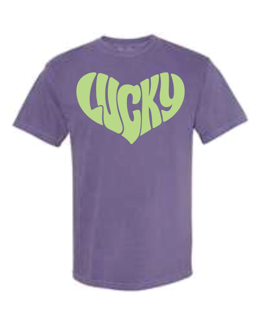Comfort Colors T-shirt - Lucky