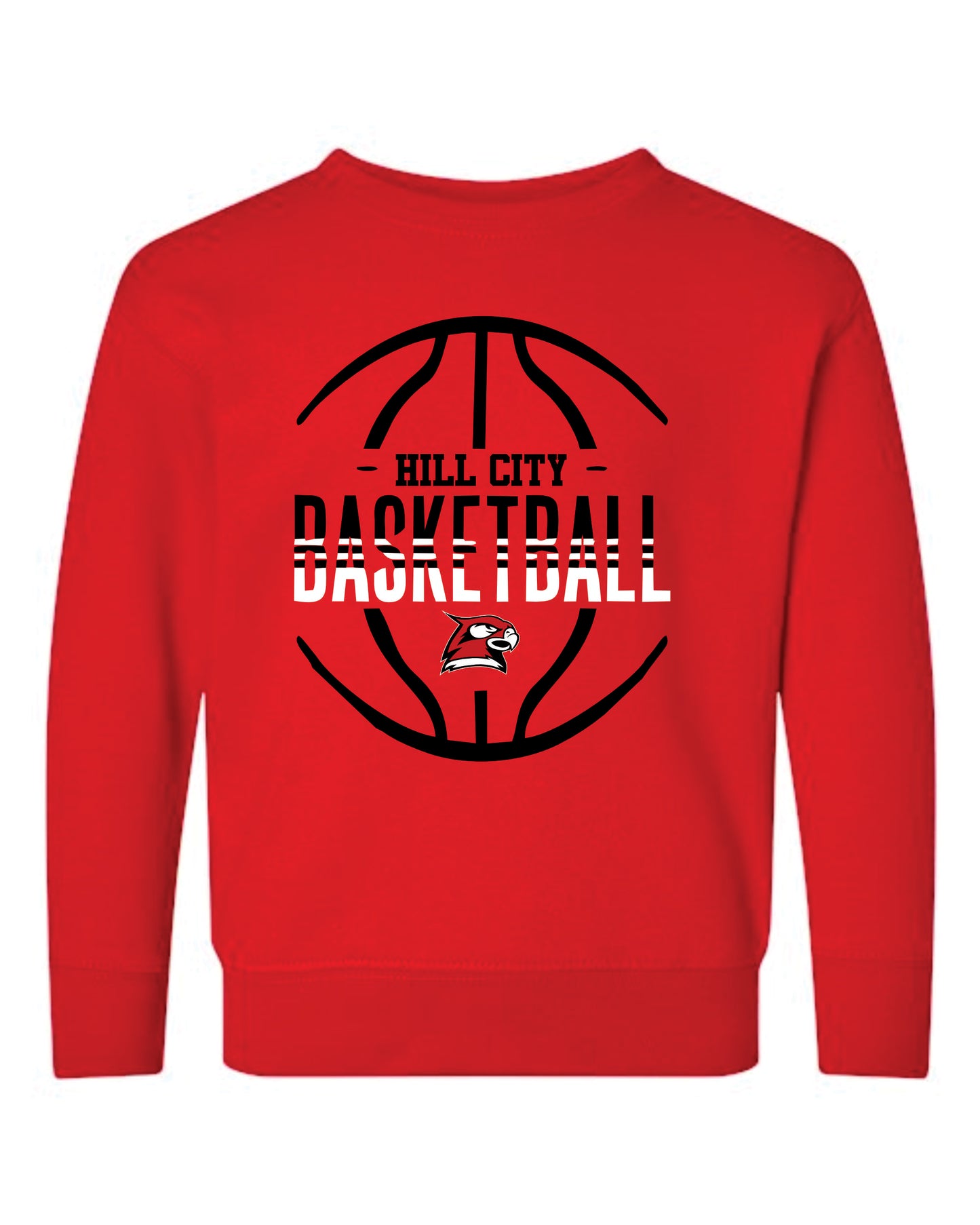 Rabbit Skin's Toddler Crewneck Sweatshirt - 2025 HCHS Ringneck Men's Basketball