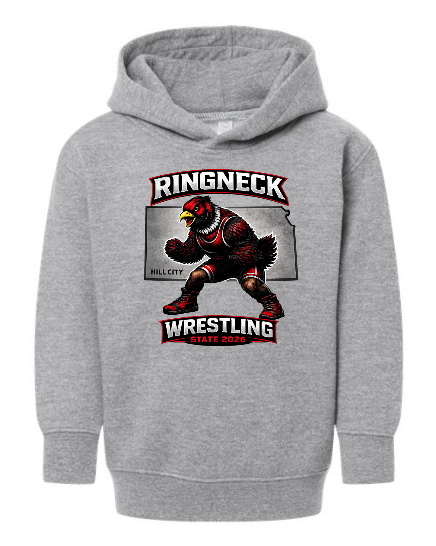 Rabbit Skin's Toddler Hoodie - 2026 HC Wrestling Club State