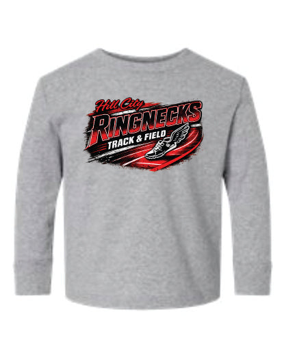 Rabbit Skins Toddler Long Sleeve T-Shirt - 2026 HCHS Track & Field