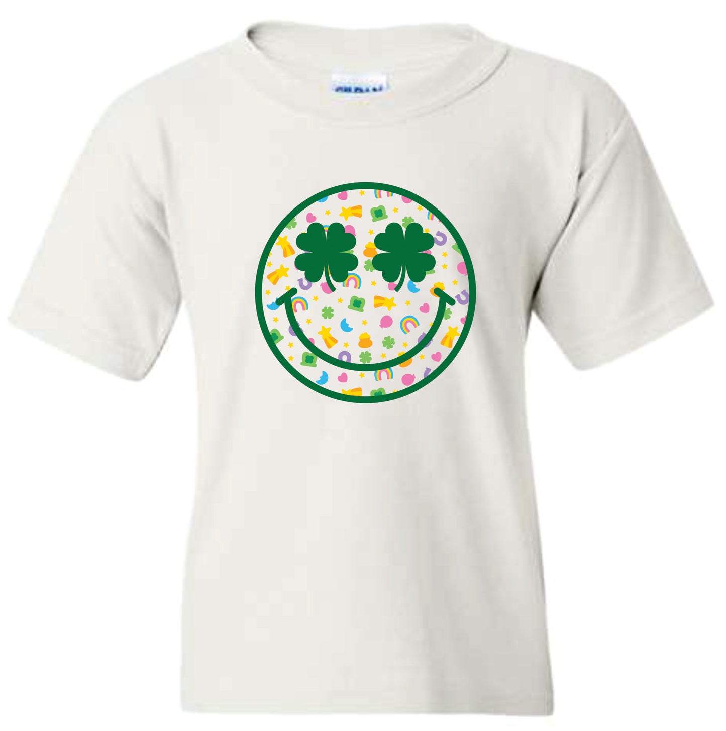 Gildan T-Shirt Lucky Charm Smiley