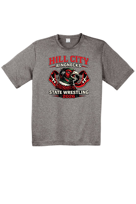 Sport-Tek Dry Fit T-Shirt - 2026 HCHS State Wrestling