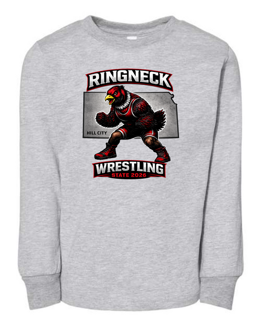 Bella Toddler Long Sleeve T-Shirt - 2026 HC Wrestling Club State